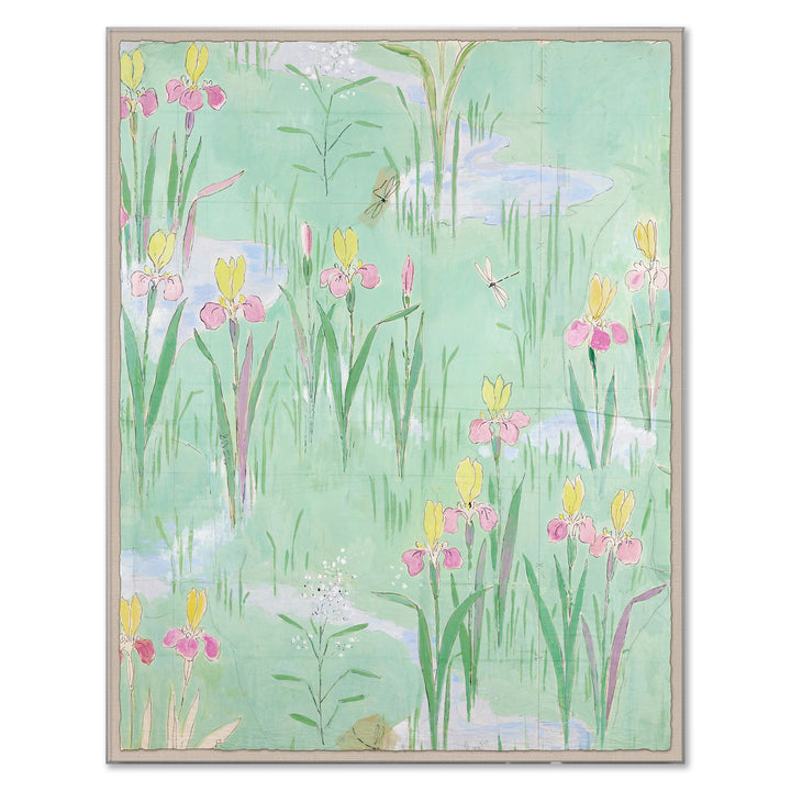 PM-23-0210 Paule Marrot, Fleur Vertes 2 by Soicher Marin
