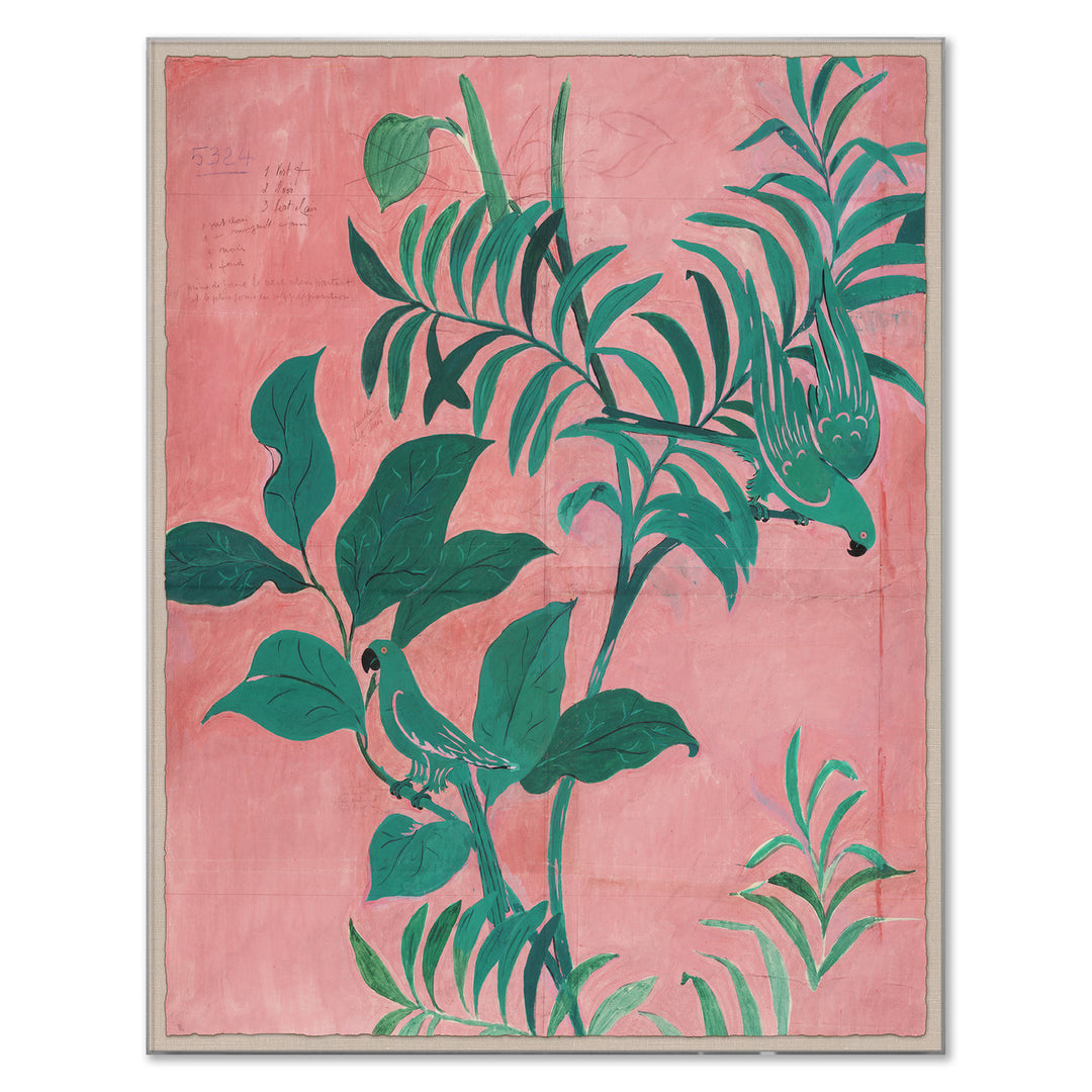 PM-23-0225 Paule Marrot, Pink Birds by Soicher Marin