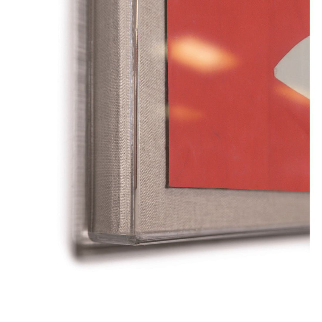 PM-23-0242 Paule Marrot, Striped Abstract 1 detail by Soicher Marin