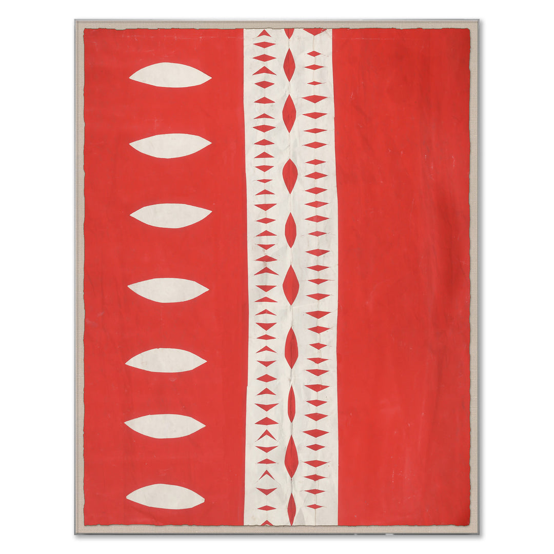 PM-23-0242 Paule Marrot, Striped Abstract 1 by Soicher Marin