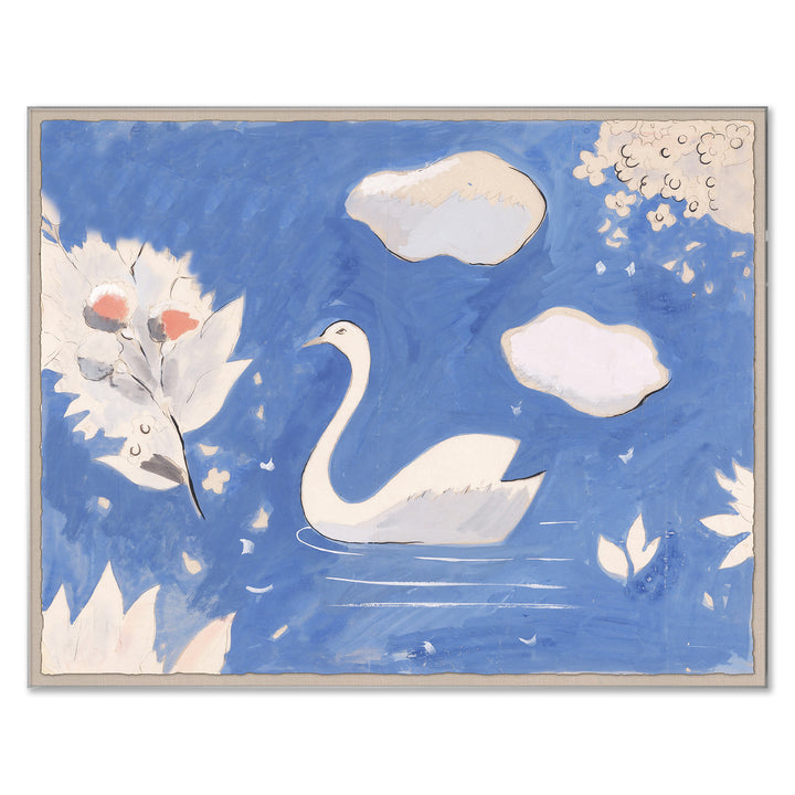 PM-23-0245 Paule Marrot, Swan in Lake by Soicher Marin