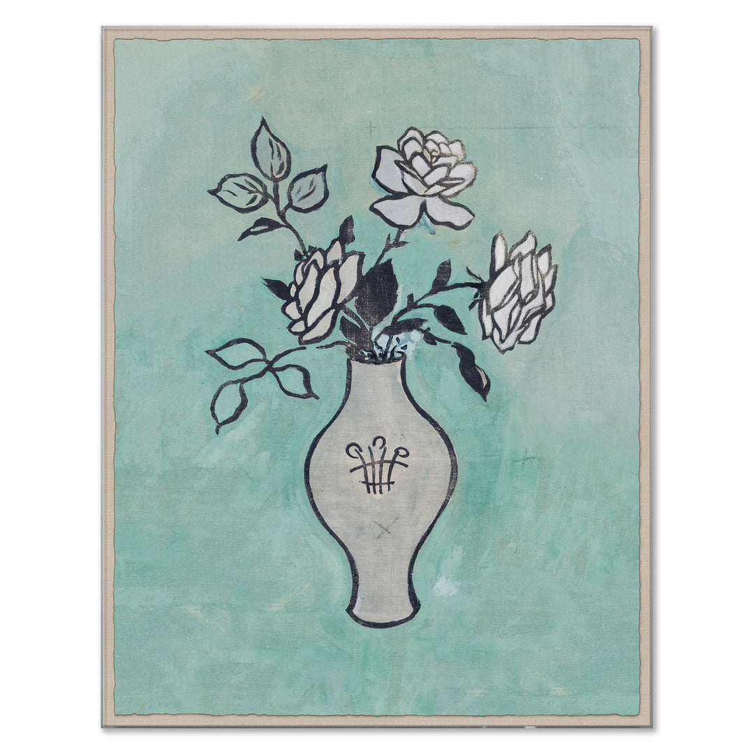 PM-23-0251 Paule Marrot, Vase with Roses by Soicher Marin