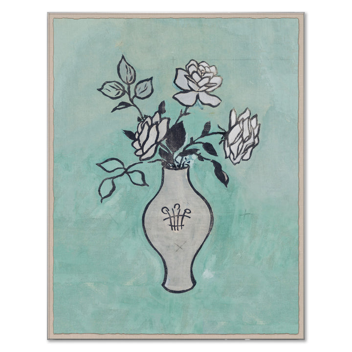PM-23-0251 Paule Marrot, Vase with Roses by Soicher Marin