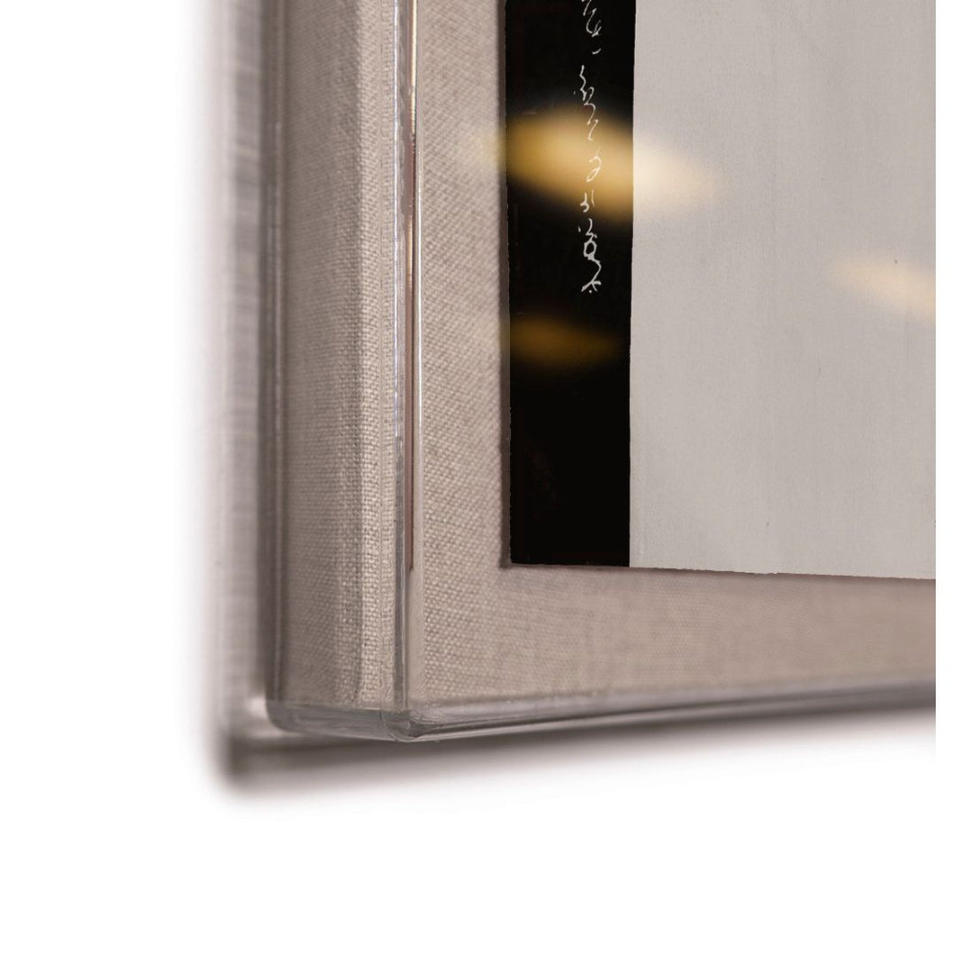 PM-23-0254 Paule Marrot, White and Black Abstract detail by Soicher Marin