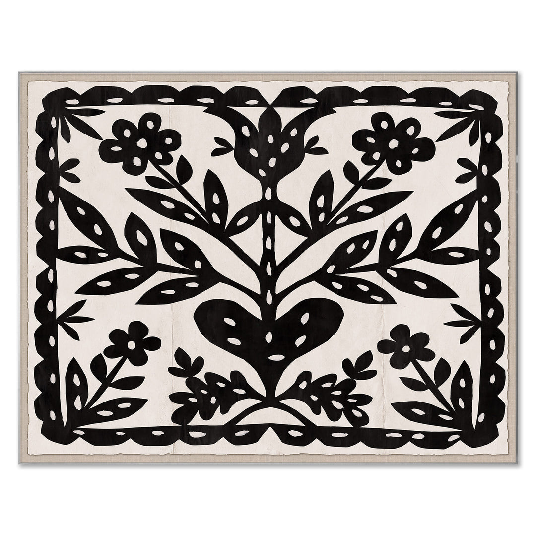 PM-23-0256 Paule Marrot, Black Flower by Soicher Marin
