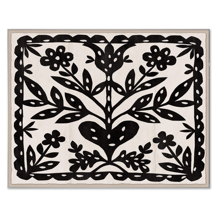 PM-23-0256 Paule Marrot, Black Flower by Soicher Marin
