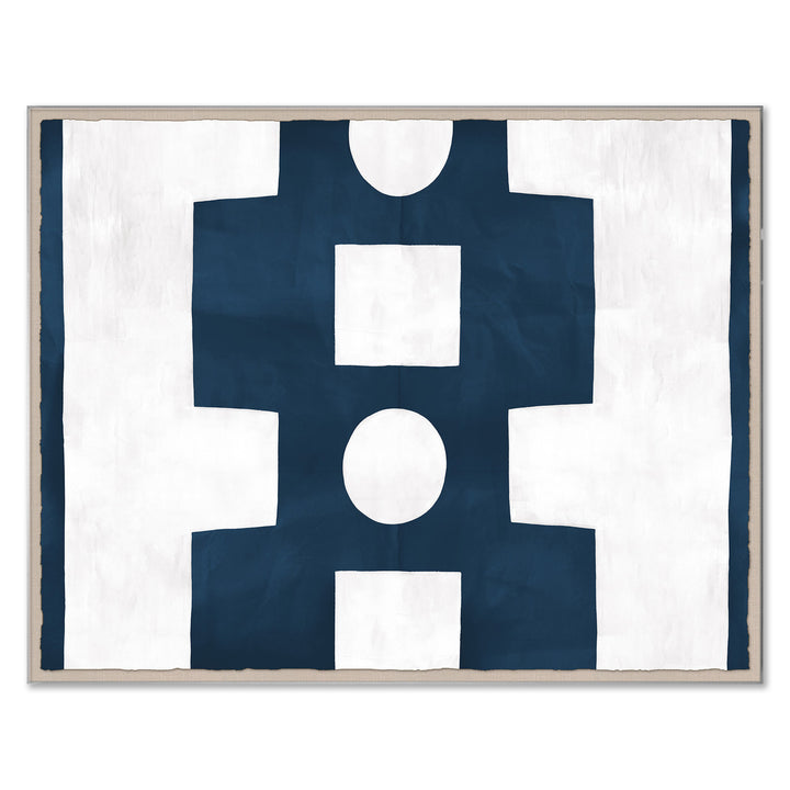 PM-23-0261 Paule Marrot, Blue and White Abstract by Soicher Marin