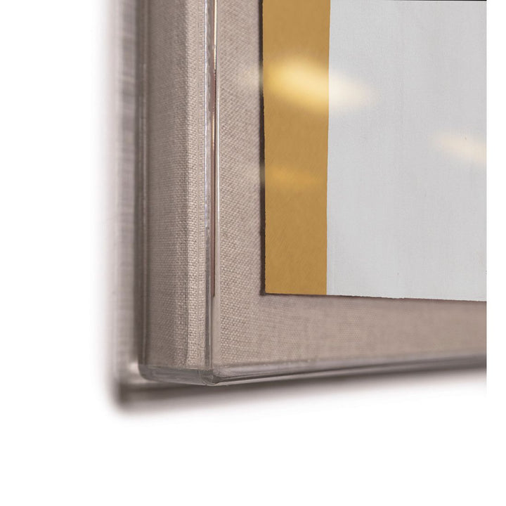 PM-23-0262 Paule Marrot, Yellow and White Abstract detail by Soicher Marin