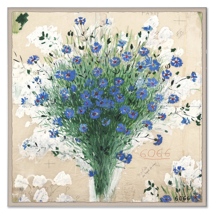 PM-26-0301 Paule Marrot, Bouquet de Bleuets by Soicher Marin
