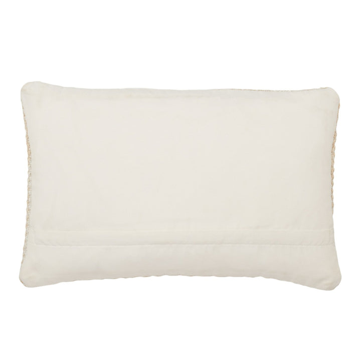 Vibe by Jaipur Living Papyrus Indoor/ Outdoor Striped Beige/ Ivory Pillow Cover (13"X21" Lumbar)