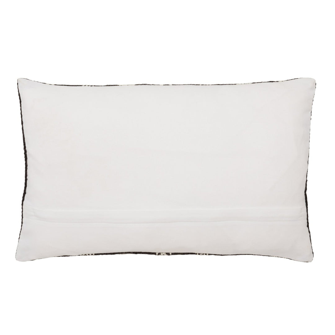 Vibe by Jaipur Living Papyrus Indoor/ Outdoor Striped Blue/ Ivory Poly Fill Pillow (13"X21" Lumbar)