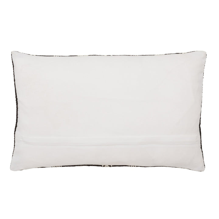 Vibe by Jaipur Living Papyrus Indoor/ Outdoor Striped Blue/ Ivory Poly Fill Pillow (13"X21" Lumbar)