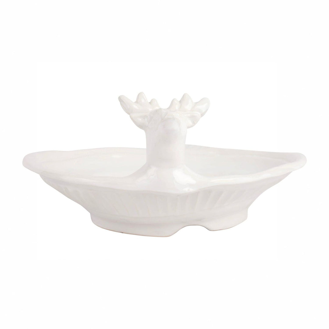 Pietra Natale Figural Deer Shallow Bowl - Default Title