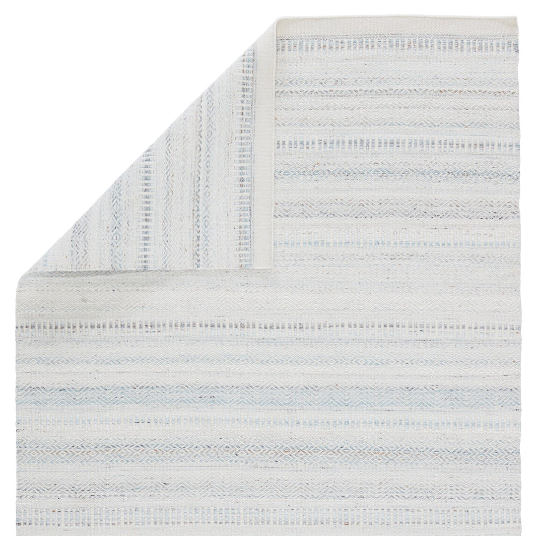 Jaipur Living Parson Indoor/ Outdoor Tribal Light Blue/ Ivory Area Rug (9'X12')