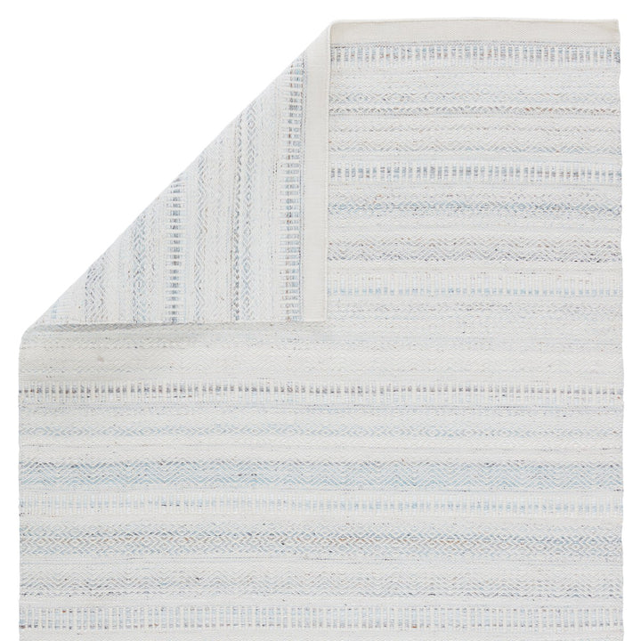 Jaipur Living Parson Indoor/ Outdoor Tribal Light Blue/ Ivory Area Rug (8'X10')