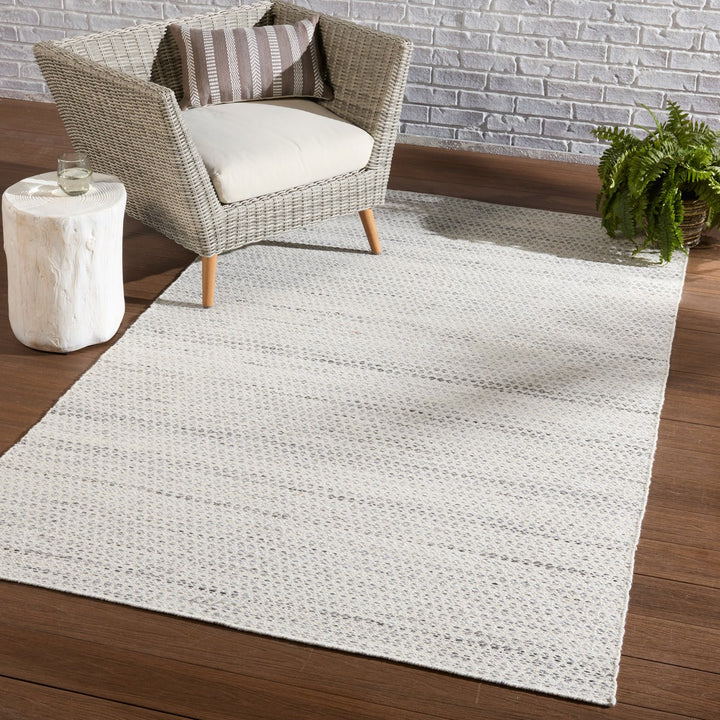 Jaipur Living Eliza Indoor/ Outdoor Trellis Cream/ Gray Area Rug (2'X3')