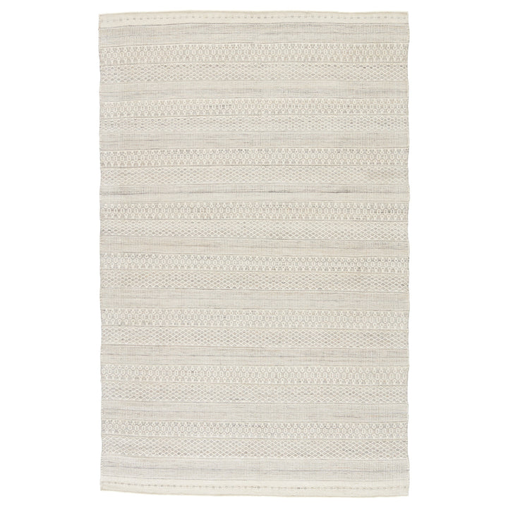 Jaipur Living Lenna Indoor/ Outdoor Tribal Cream/ Light Gray Area Rug (10'X14')