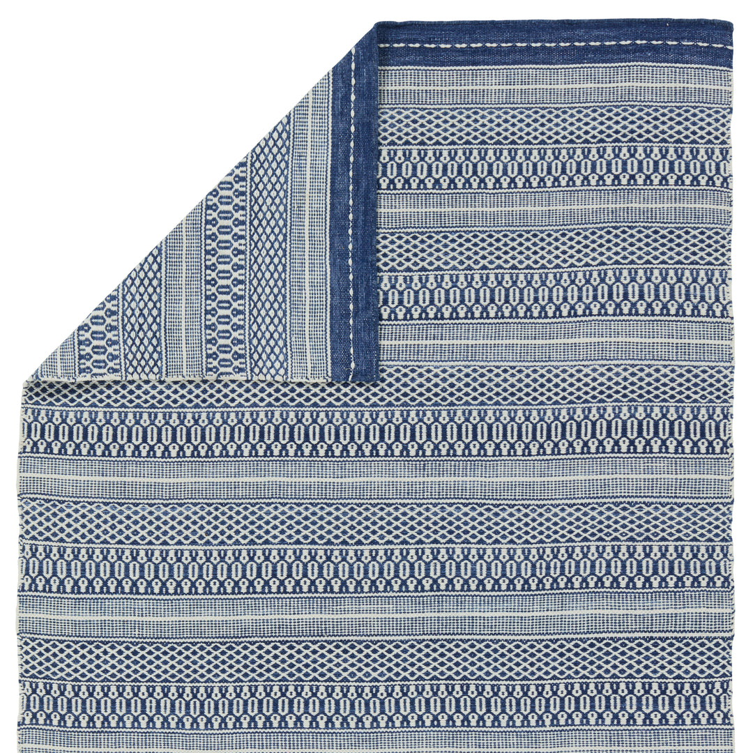 Jaipur Living Lenna Handmade Indoor/Outdoor Striped Navy/Cream Area Rug (10'X14')