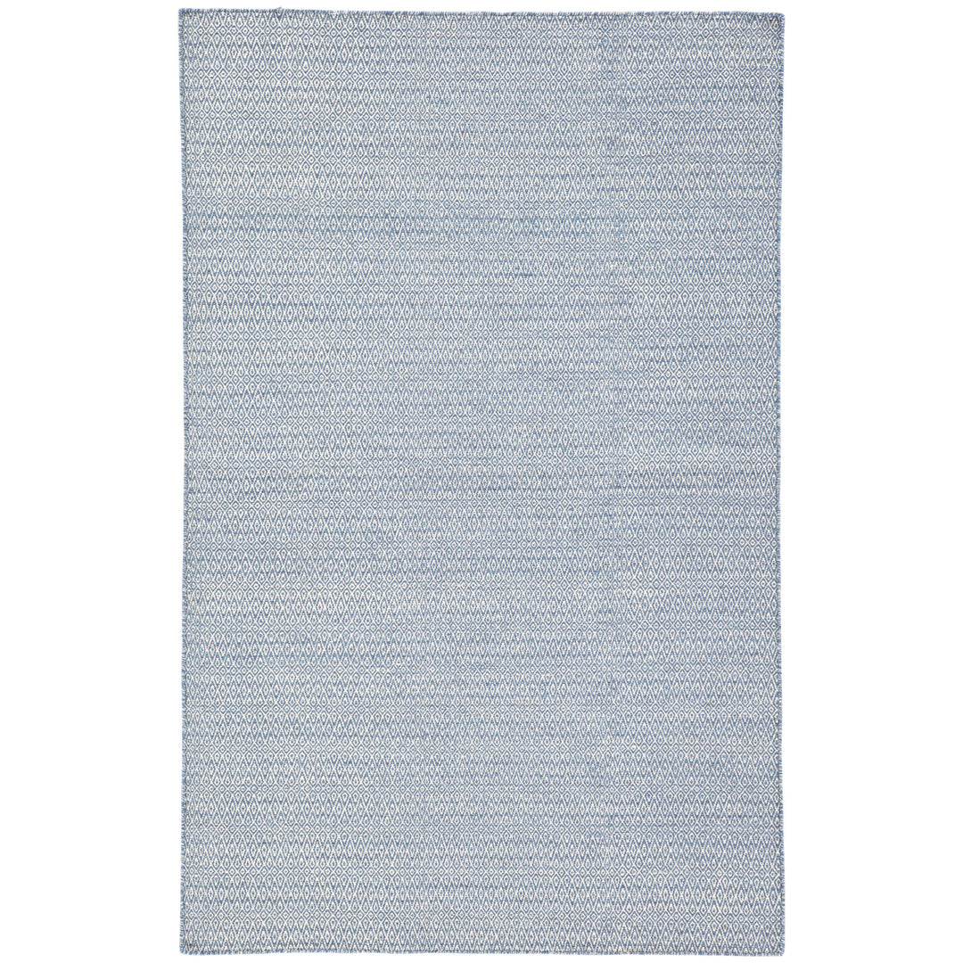 Jaipur Living Eulalia Handmade Geometric Blue/ Ivory Area Rug (5'X8')