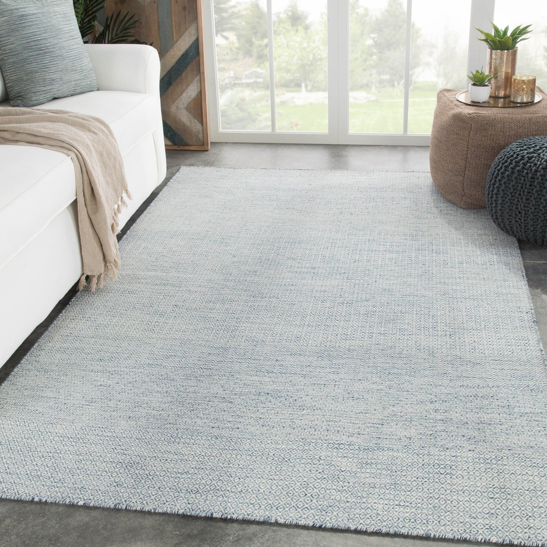 Jaipur Living Glace Handmade Geometric Light Blue/ Ivory Area Rug (10'X14')