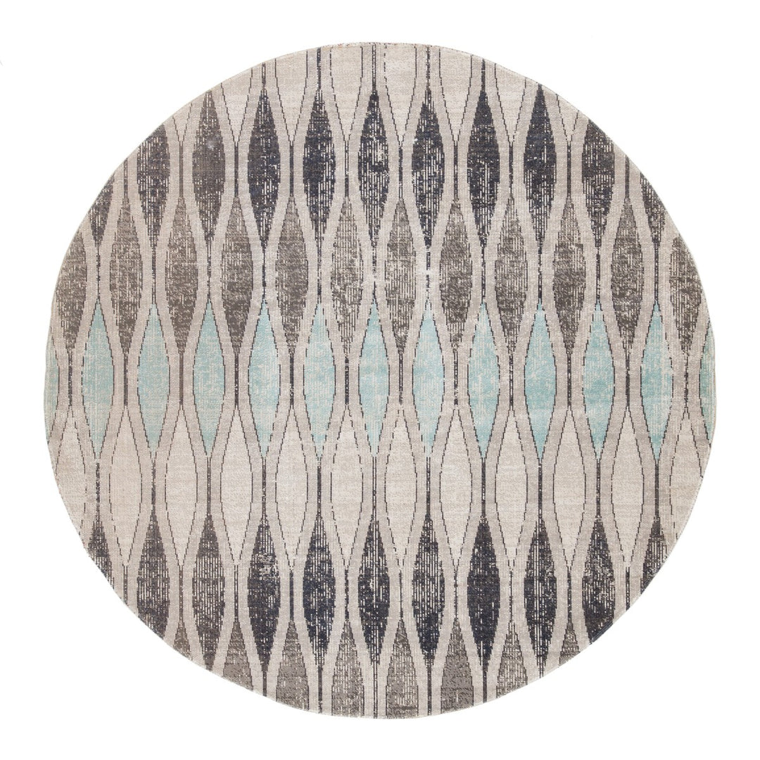 Jaipur Living Norwich Indoor/ Outdoor Geometric Gray/ Blue Area Rug (9'10"X14')