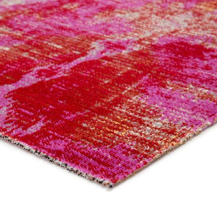 Jaipur Living Zenith Indoor/ Outdoor Ikat Pink/ Orange Runner Rug (2'6"X8')