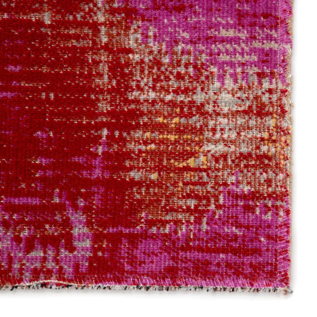 Jaipur Living Zenith Indoor/ Outdoor Ikat Pink/ Orange Runner Rug (2'6"X8')