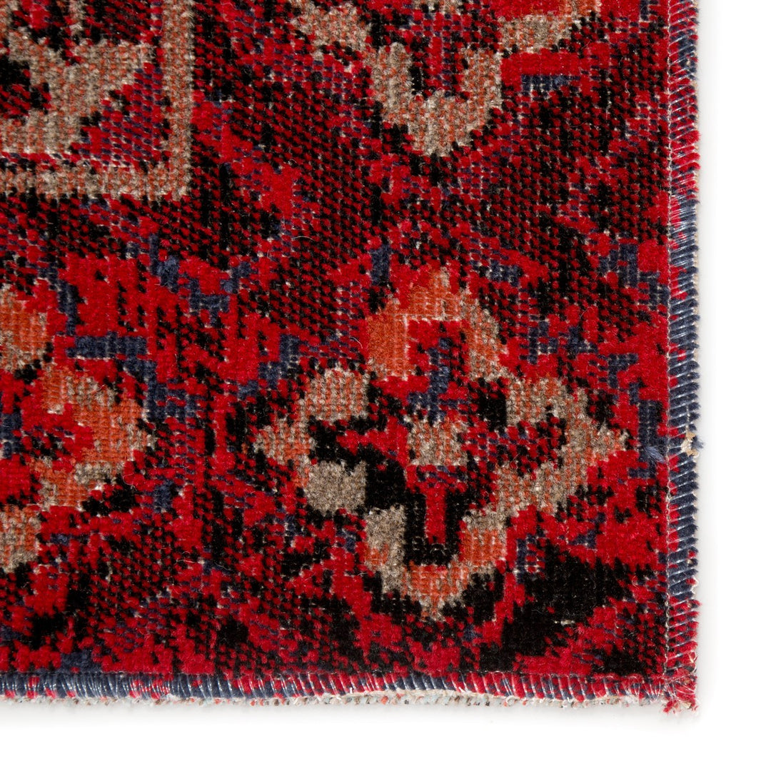 Jaipur Living Chaya Indoor/ Outdoor Medallion Red/ Black Area Rug (9'10"X14')