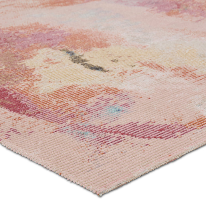 Jaipur Living Meuse Indoor/Outdoor Abstract Pink/ Multicolor Area Rug (4'X6')