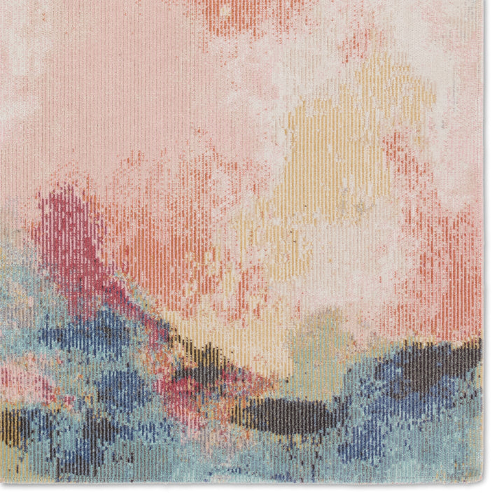 Jaipur Living Meuse Indoor/Outdoor Abstract Pink/ Multicolor Area Rug (5'3"X7'6")