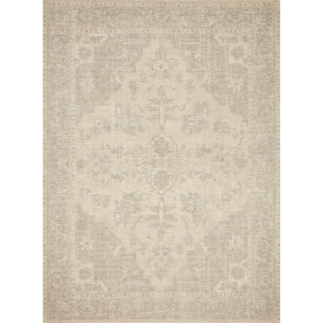 Loloi Priya Ivory / Grey 3'-6" x 5'-6" Accent Rug