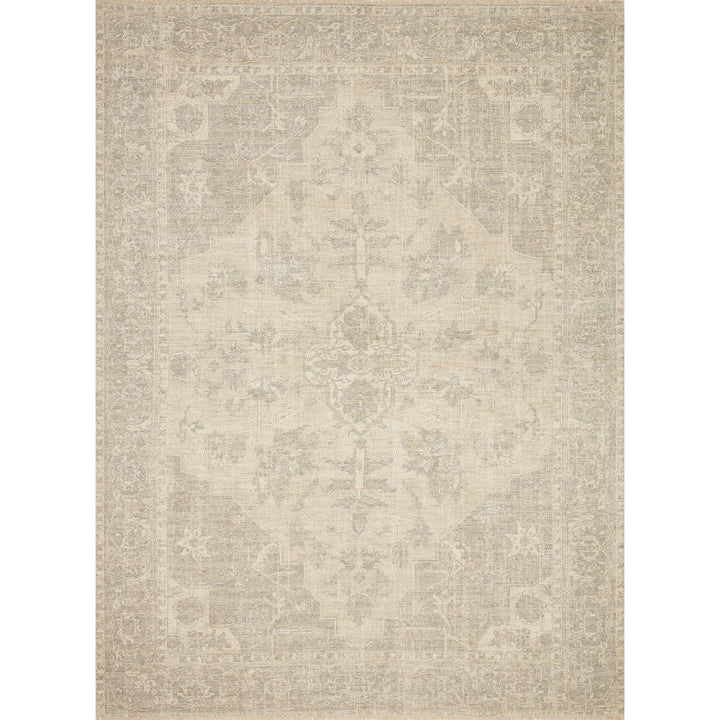 Loloi Priya Ivory / Grey 3'-6" x 5'-6" Accent Rug