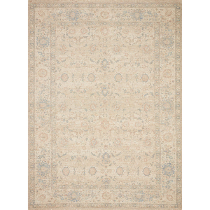 Loloi Priya Natural / Blue 8'-6" x 12' Area Rug