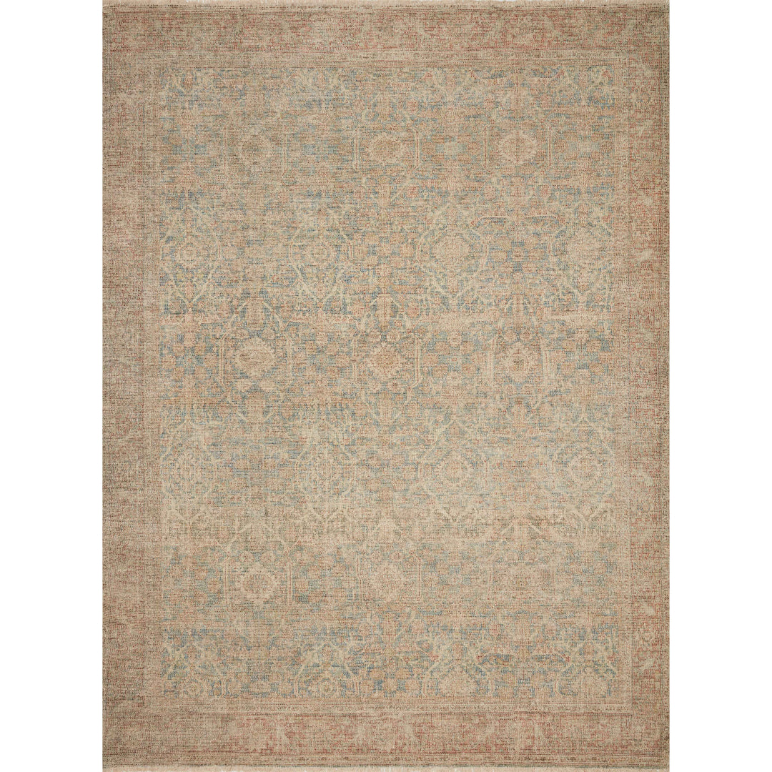 Loloi Priya Denim / Rust 3'-6" x 5'-6" Accent Rug