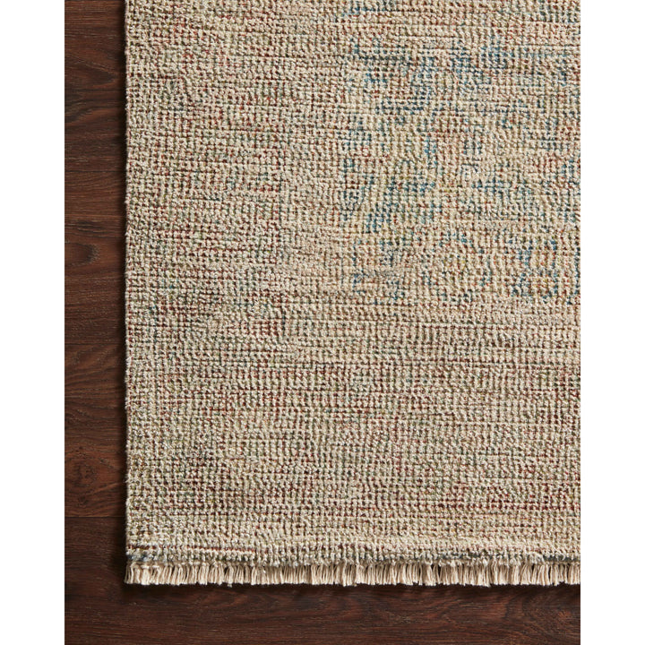 Loloi Priya Denim / Rust 7'-9" x 9'-9" Area Rug