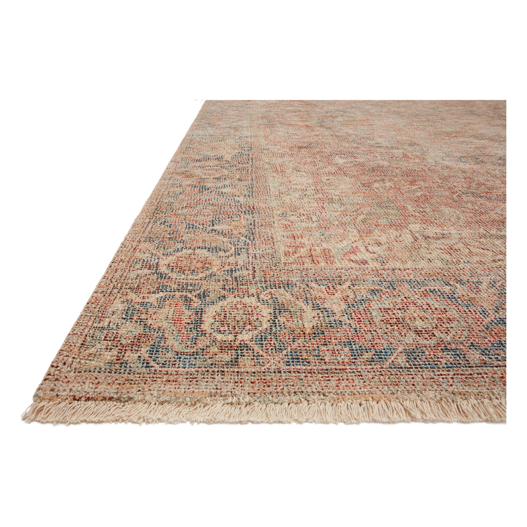 Loloi Priya Brick / Navy 7'-9" x 9'-9" Area Rug