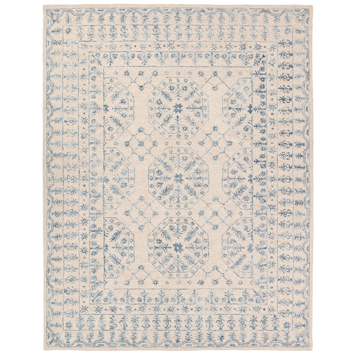 Jaipur Living Linde Handmade Medallion Ivory/Blue Area Rug (8'X10')