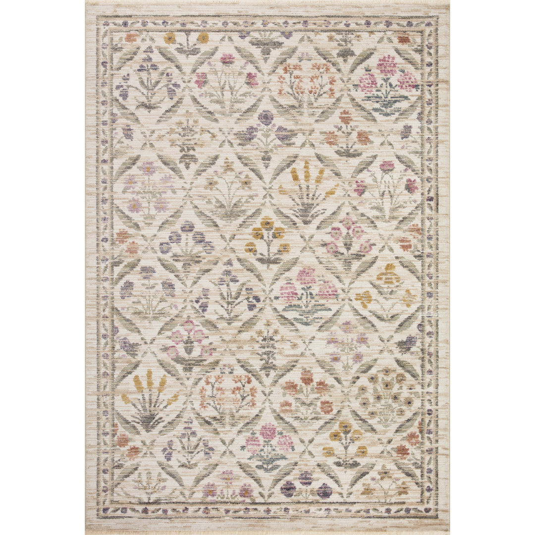 Rifle Paper Co. x Loloi Provence Ivory 6'-3" x 9' Area Rug