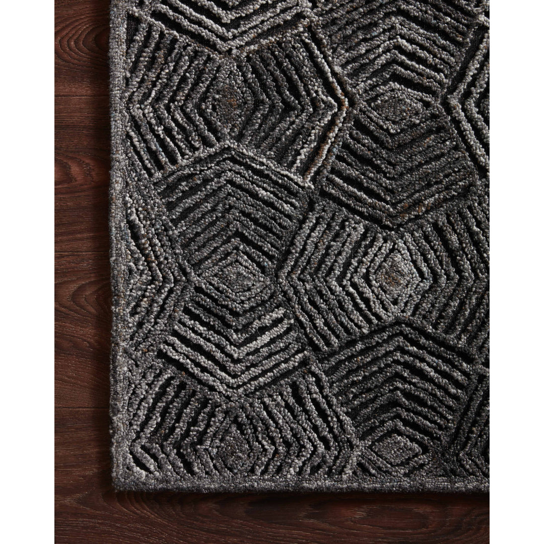 Loloi Prescott Charcoal 18" x 18" Sample Rug