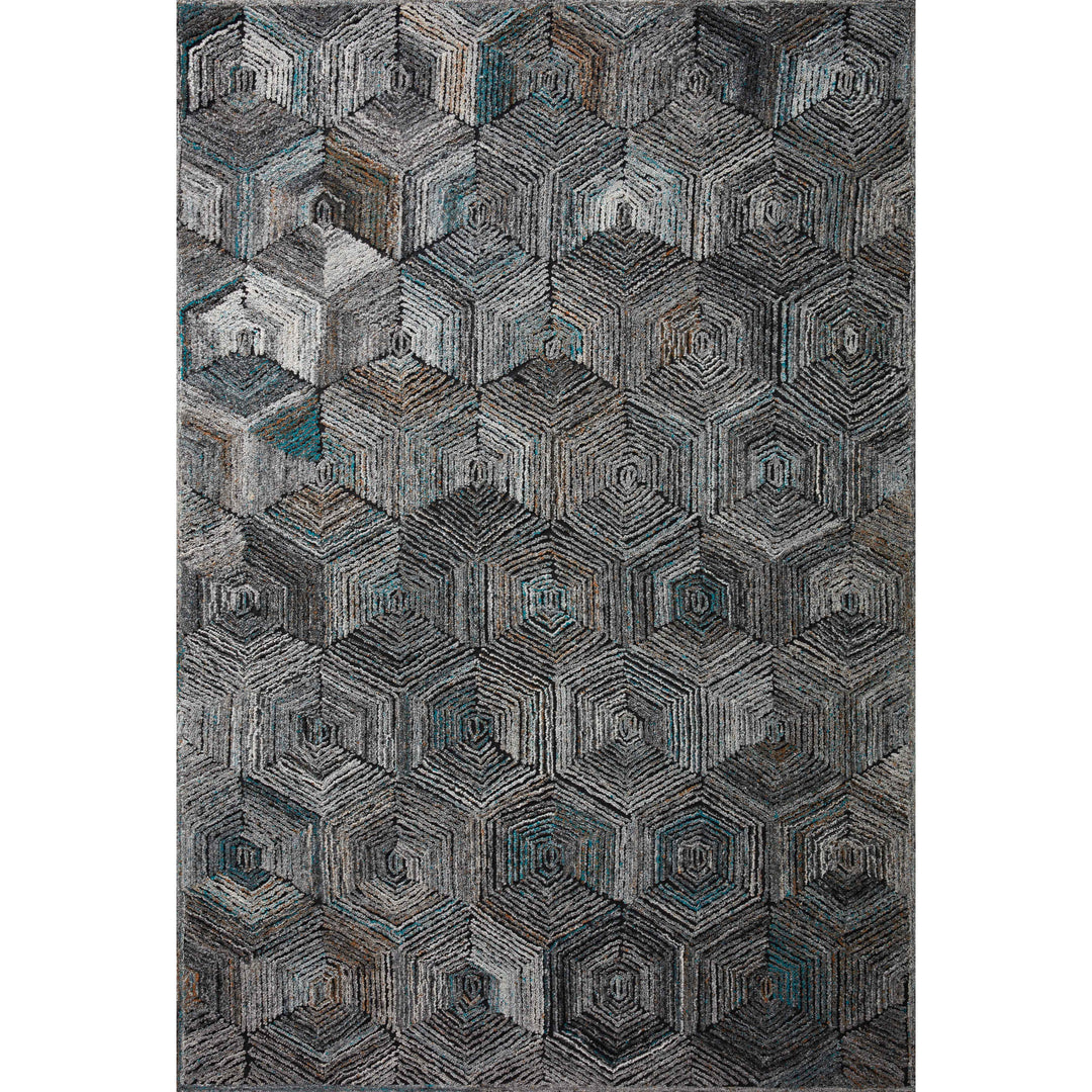 Loloi Prescott Metal 3'-6" x 5'-6" Accent Rug