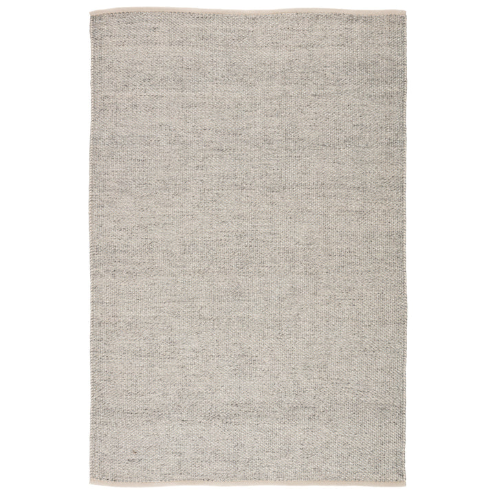 Jaipur Living Lamanda Indoor/ Outdoor Solid Light Gray/ Ivory Area Rug (6'X9')