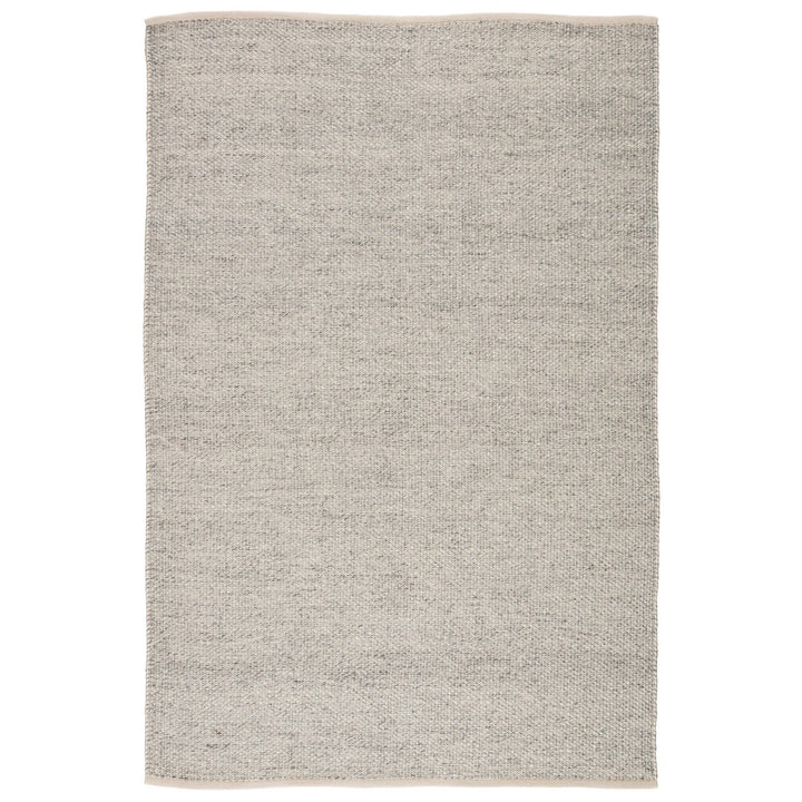 Jaipur Living Lamanda Indoor/ Outdoor Solid Light Gray/ Ivory Area Rug (5'X8')