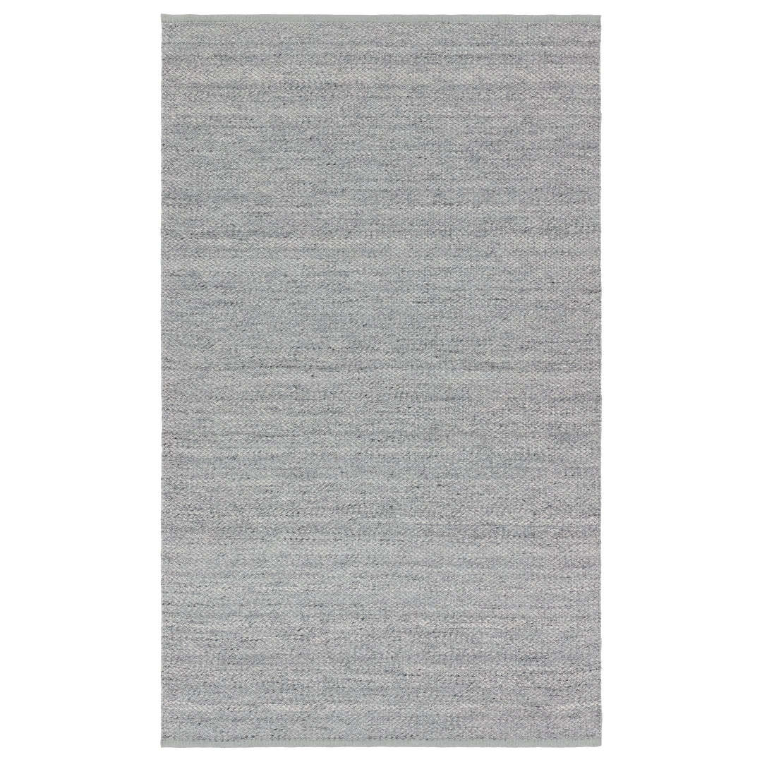 Jaipur Living Lamanda Handmade Indoor/Outdoor Solid Gray/ Light Blue Area Rug (6'X9')