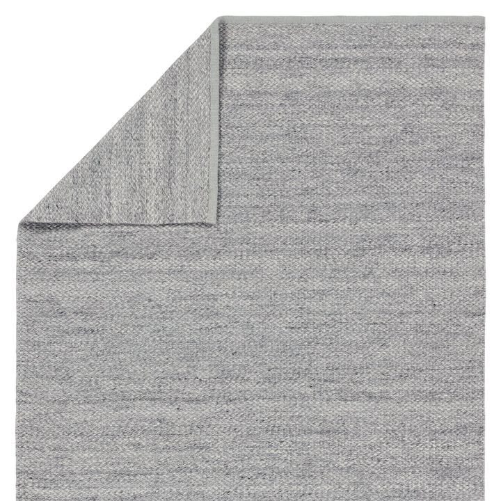 Jaipur Living Lamanda Handmade Indoor/Outdoor Solid Gray/ Light Blue Area Rug (4'X6')