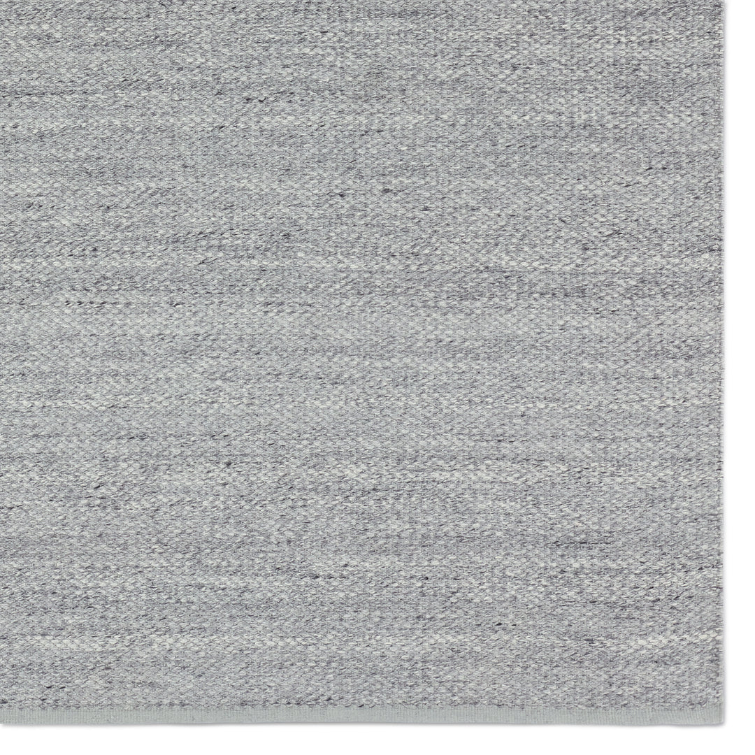 Jaipur Living Lamanda Handmade Indoor/Outdoor Solid Gray/ Light Blue Area Rug (2'X3')