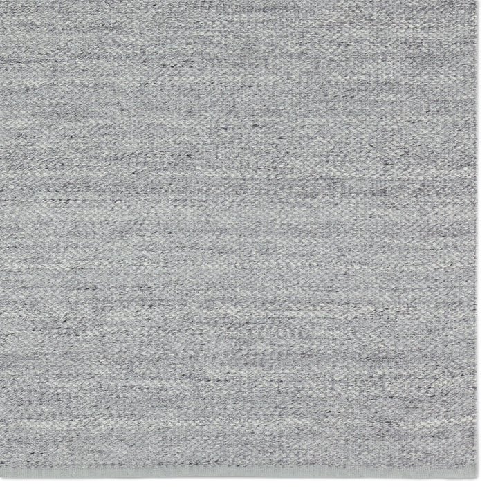 Jaipur Living Lamanda Handmade Indoor/Outdoor Solid Gray/ Light Blue Area Rug (10'X14')