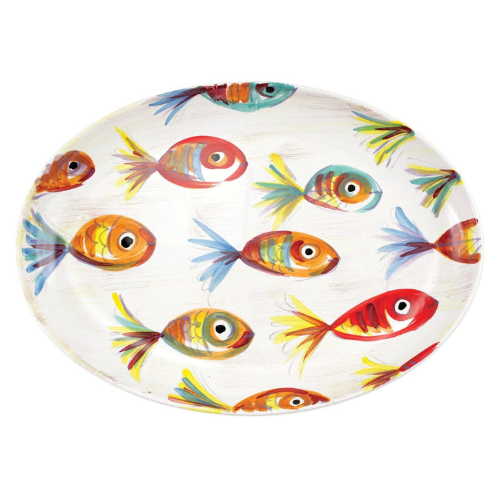 Pesci Colorati Oval Platter - Standard