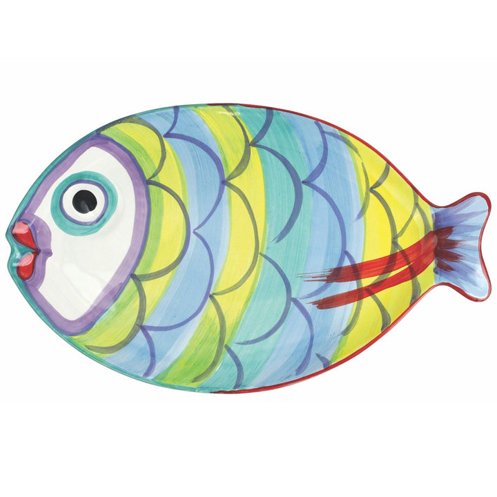 Pesci Colorati Figural Fish Platter - Default Title