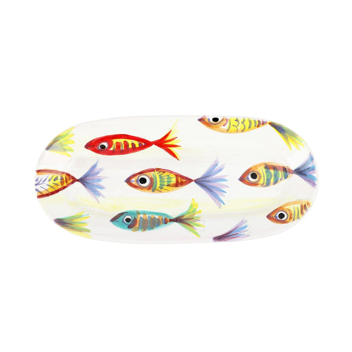 Pesci Colorati Oval Platter