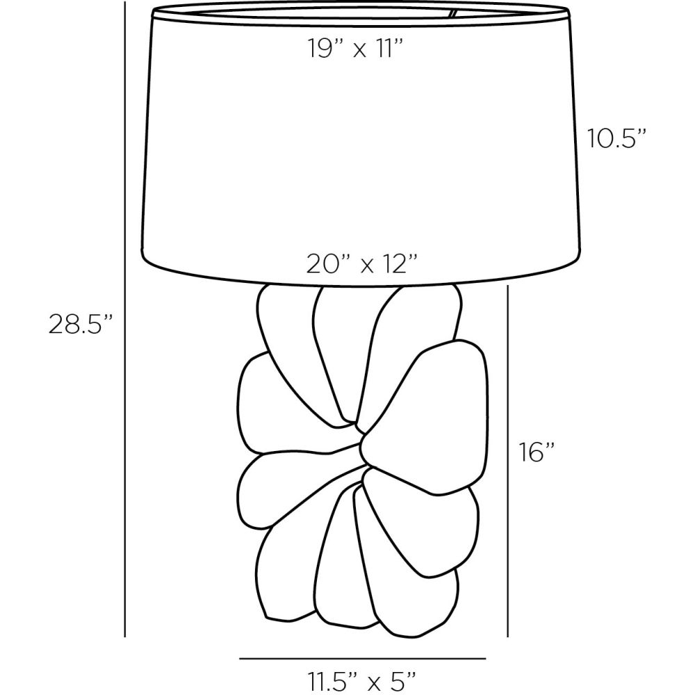 Aruba Lamp - Gold